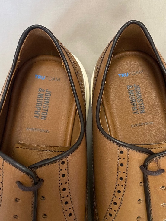 Johnston & Murphy Brown Leather Oxfords classic men\'s shoes Size 11.5 (new) main image 7